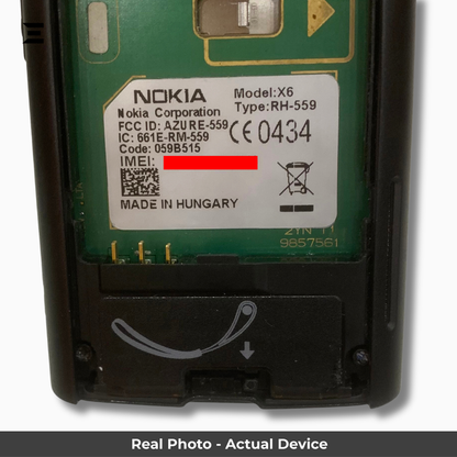 Nokia X6 | Black & Red | Brand New | PTA Approved
