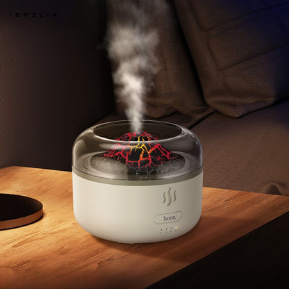 HOCO HX30 – 2-in-1 Ultra-Quiet Ultrasonic Aromatherapy Humidifier (Flame Effect | 160ml Tank) – HOCO | IBRELIA™