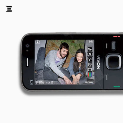 Nokia N78 Black & Silver (Brand New – Only Phone) | Original Nokia Nseries Smartphone | Carl Zeiss 3.2MP Camera | Rare Collector's Edition