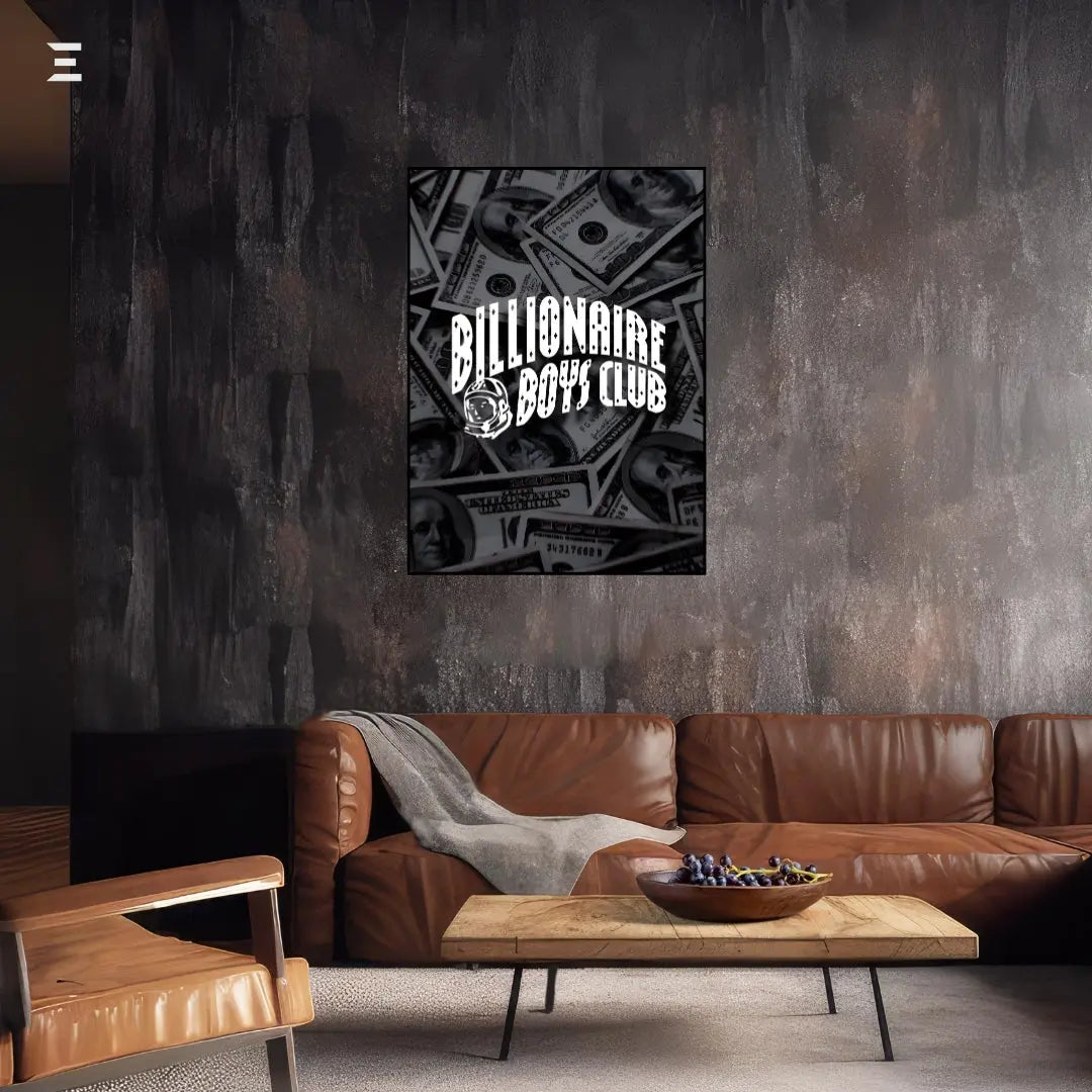 Premium Resin Coated Wall Art – Billionaire Boys Club Dollar Frame | IBRELIA Pakistan IBRELIA