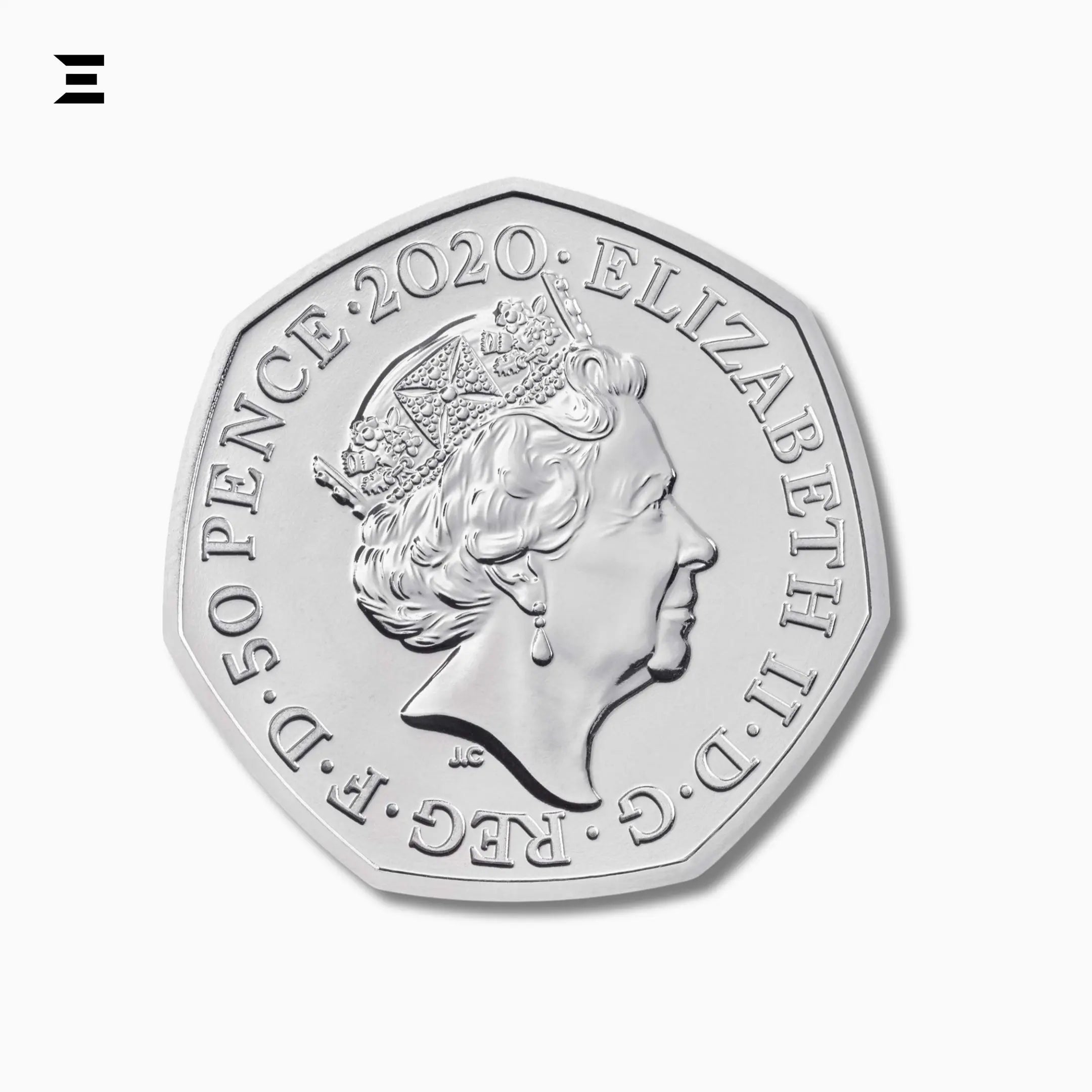 50 Pence Coin – Elizabeth II 5th Portrait | Paddington at the Palace Collectible (The Royal Mint) IBRELIA