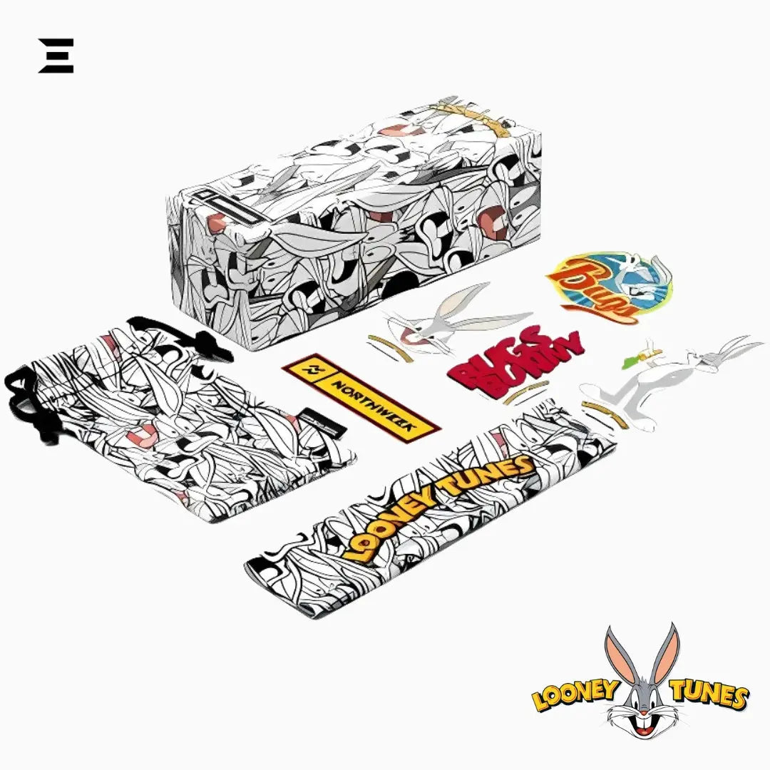 Bugs Bunny x Northweek Sunglasses – Looney Tunes Limited Edition with Orange Mirrored Lenses & Accessories IBRELIA