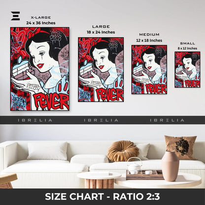 Snow White Graffiti Pop Art Resin Wall Art – “Urban Fever” Edition | IBRELIA IBRELIA