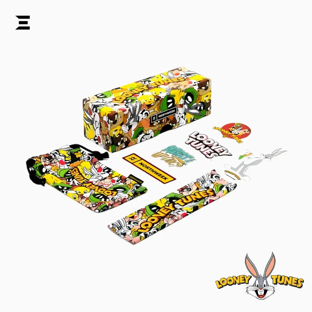 Looney Tunes x Northweek Sunglasses – Limited Edition Black Polarized Lenses with Cartoon Artwork & Accessories IBRELIA