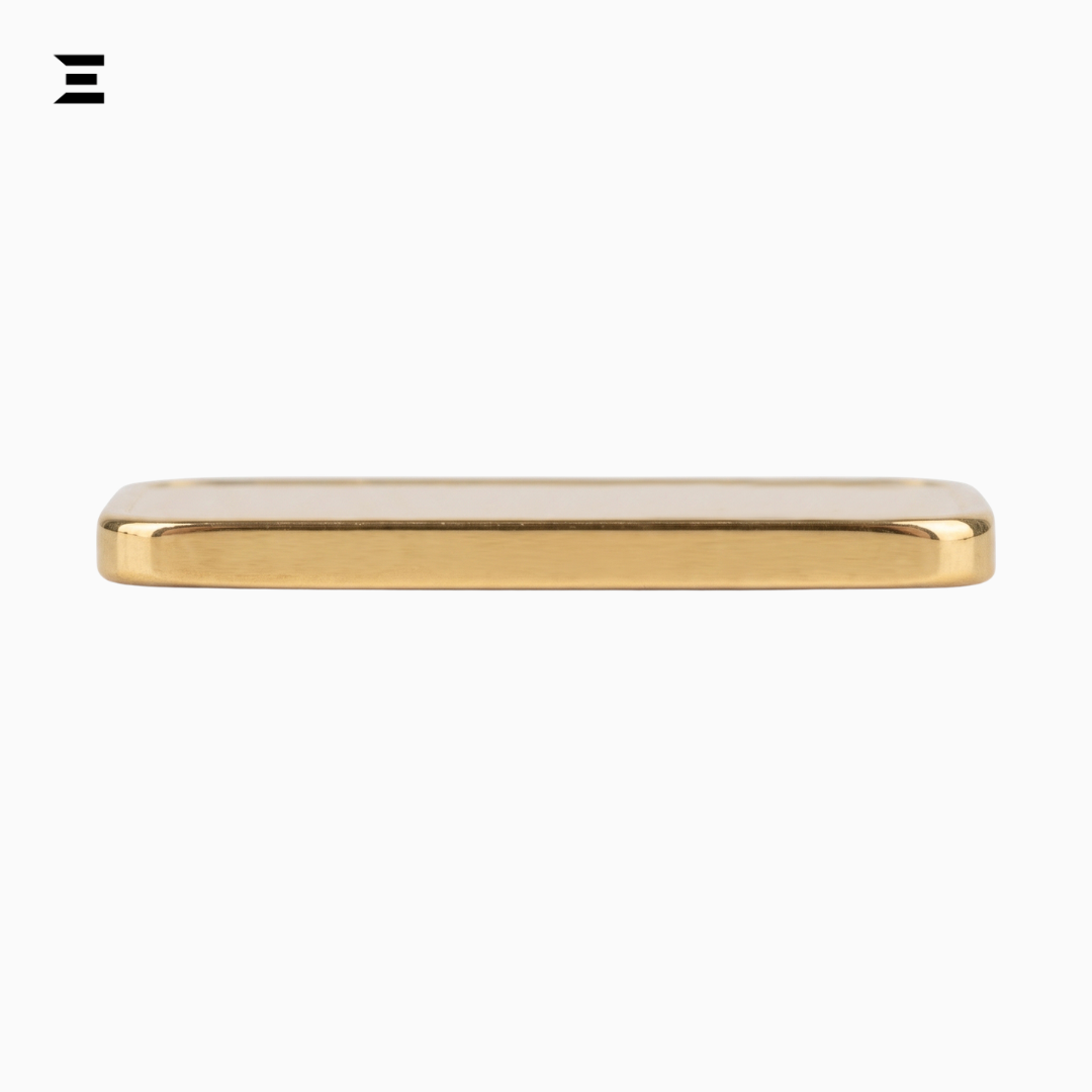 United States One Dollar Gold-Tone Collectible Bar | Double-Sided Embossed Miniature Display Piece