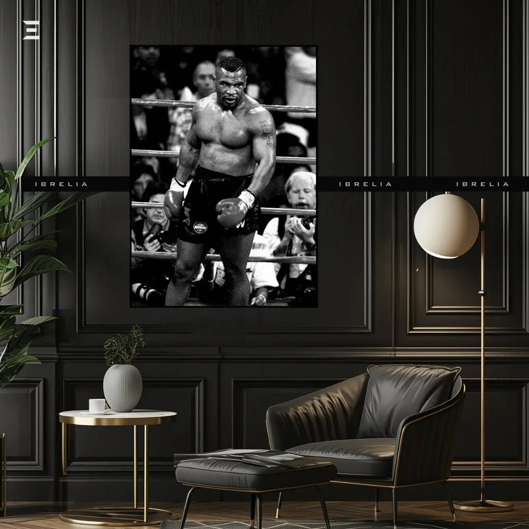 Premium Resin Coated Wall Art – Mike Tyson Boxing Legend Frame | IBRELIA Pakistan IBRELIA