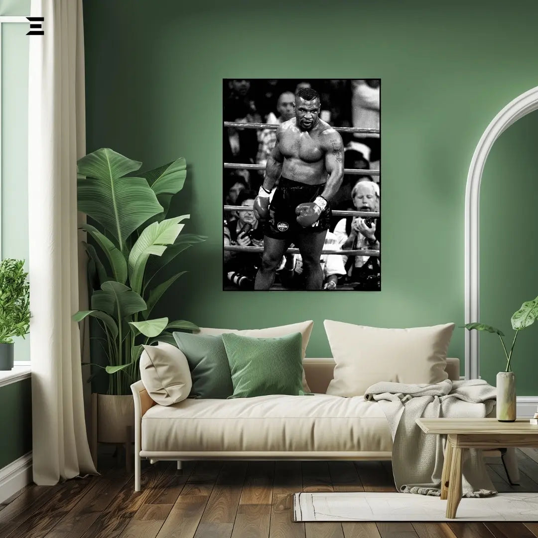 Premium Resin Coated Wall Art – Mike Tyson Boxing Legend Frame | IBRELIA Pakistan IBRELIA