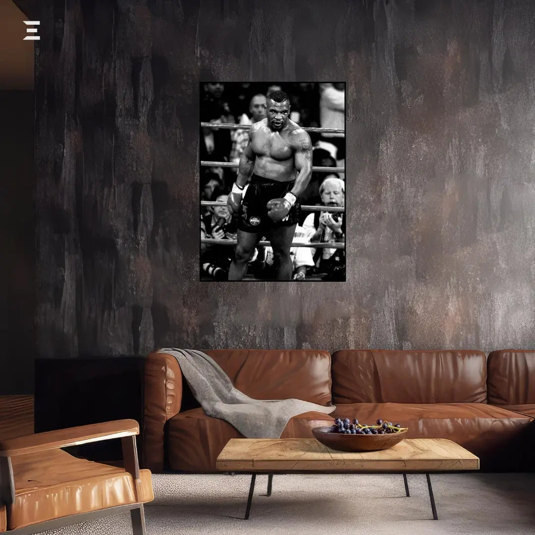 Premium Resin Coated Wall Art – Mike Tyson Boxing Legend Frame | IBRELIA Pakistan IBRELIA