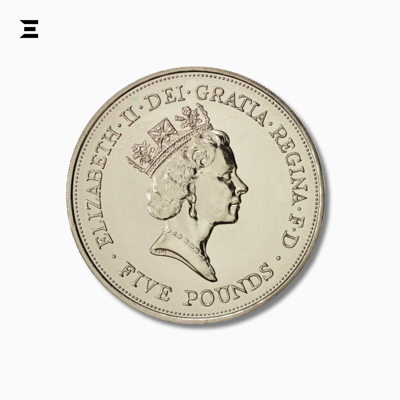 1990 UK £5 Gold Proof Coin – Queen Mother 90th Birthday Commemorative IBRELIA