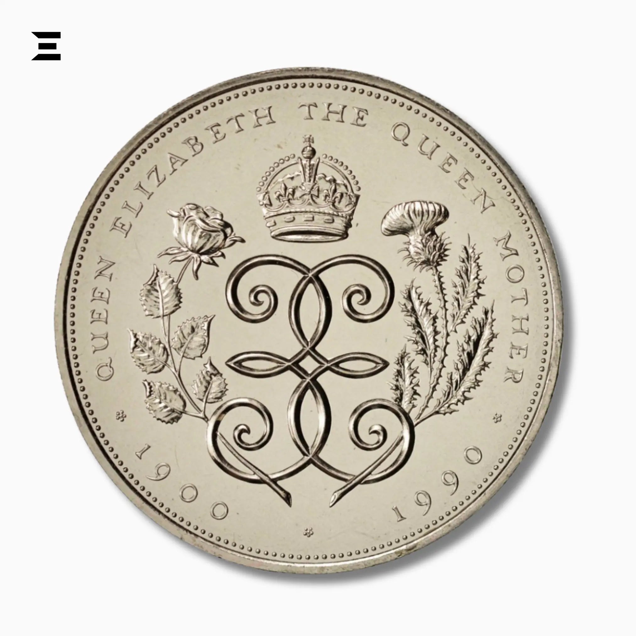 1990 UK £5 Gold Proof Coin – Queen Mother 90th Birthday Commemorative - IBRELIA