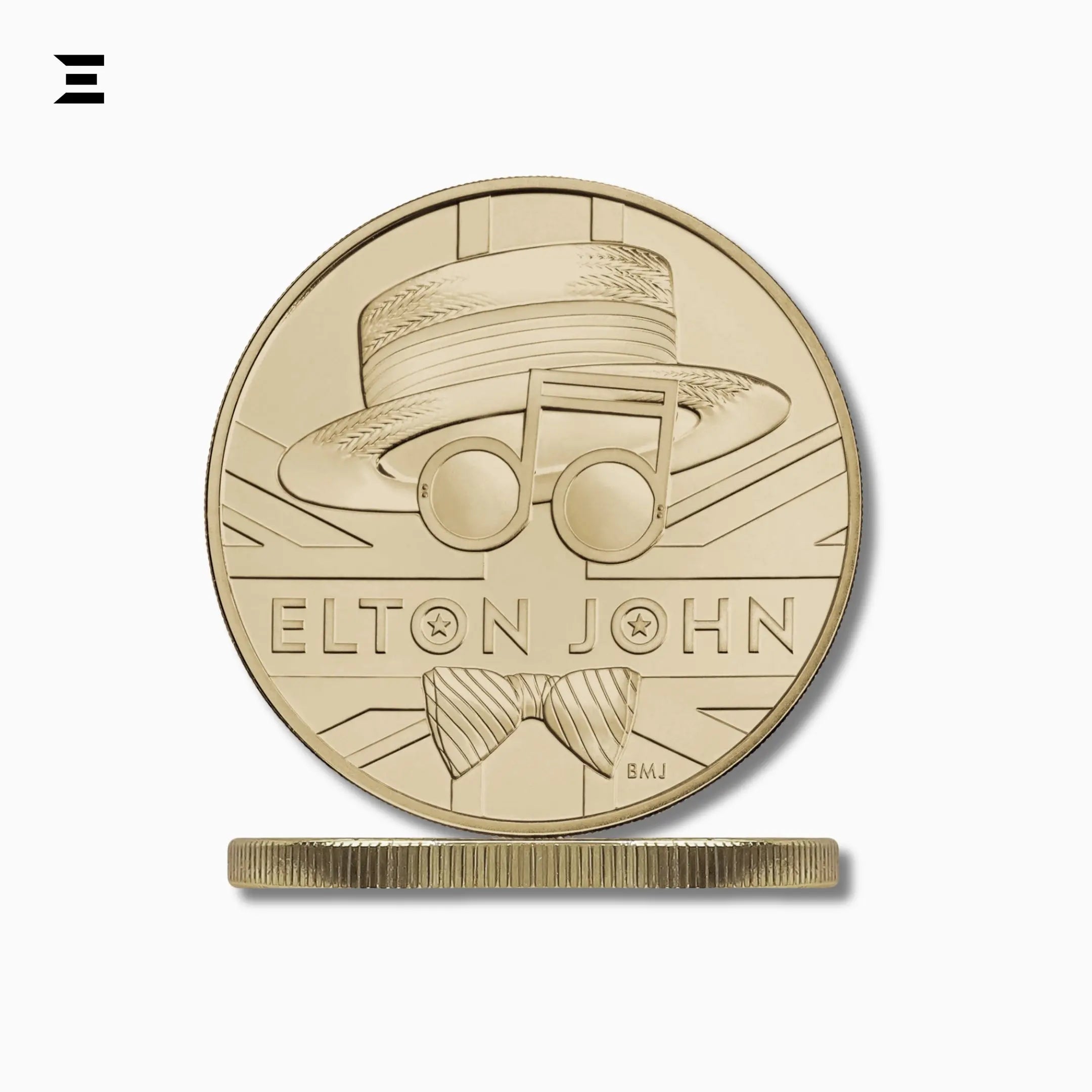 The Royal Mint £5 Elton John Commemorative Coin – Elizabeth II 5th Portrait IBRELIA