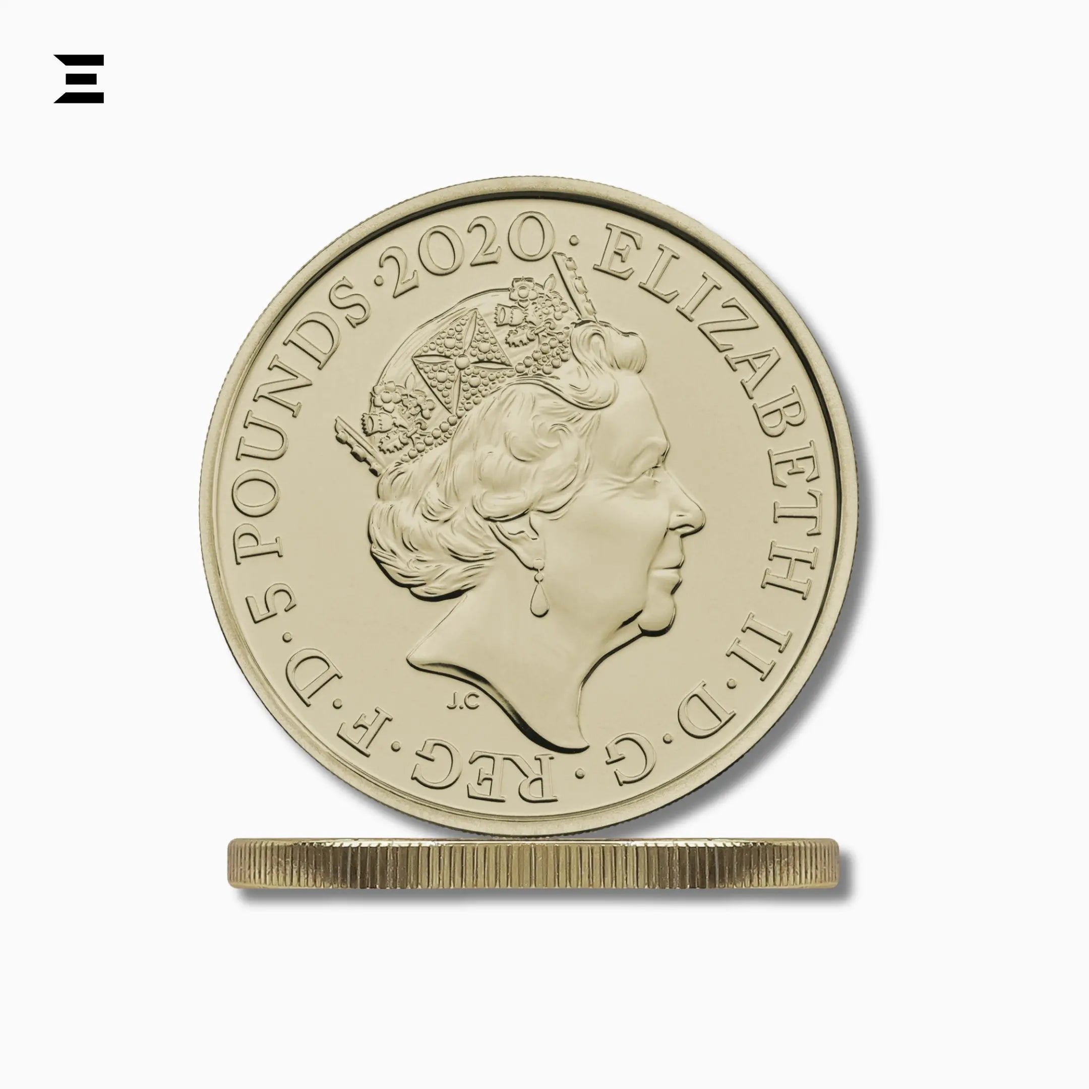 The Royal Mint £5 Elton John Commemorative Coin – Elizabeth II 5th Portrait IBRELIA