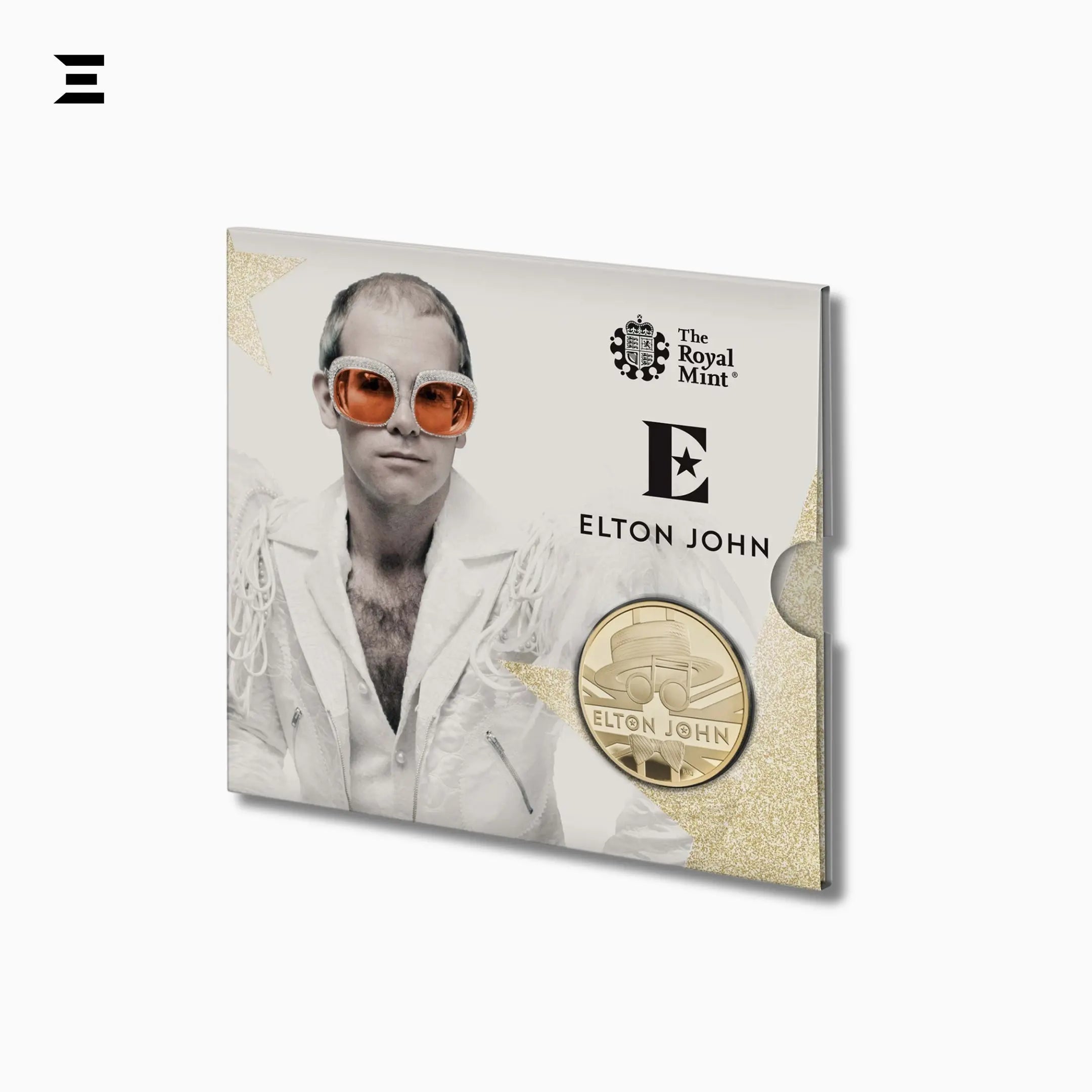 The Royal Mint £5 Elton John Commemorative Coin – Elizabeth II 5th Portrait IBRELIA