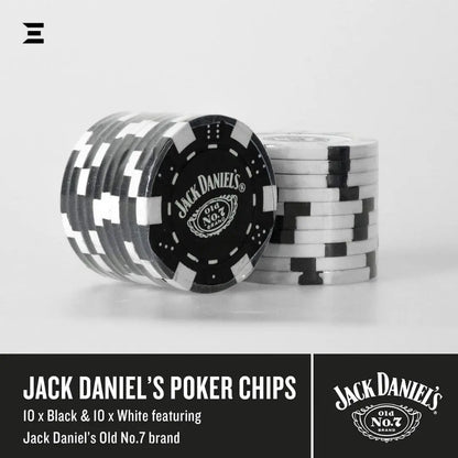 Jack Daniel’s Poker Night Gift Set – Tumbler, Chips & Playing Cards IBRELIA