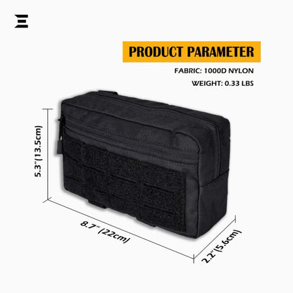 IBRELIA™ BlackOps Tactical Admin Pouch – Premium 1000D MOLLE EDC Organizer IBRELIA