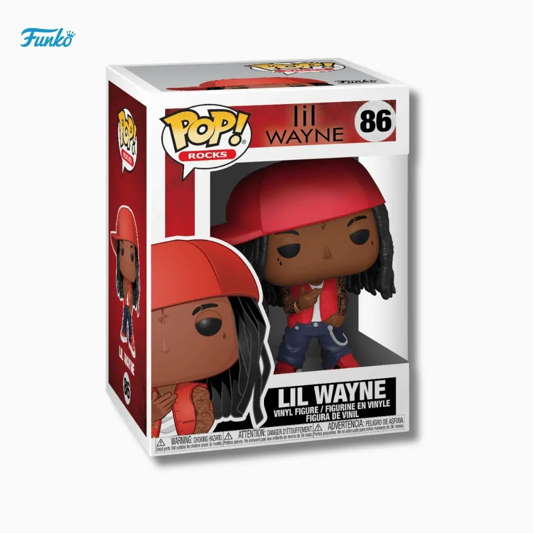 Funko Pop! Rocks: Lil Wayne #86 (4-Inch Vinyl Figure) IBRELIA