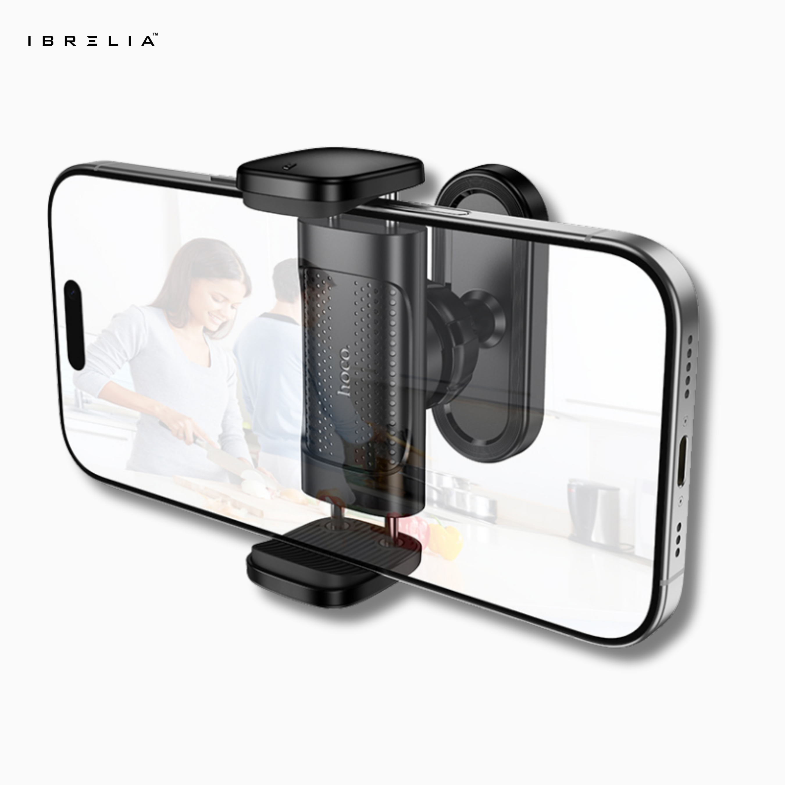 HOCO Clamp Arm Magnetic Plane Stand – Mini & Magnetic Base (HD12) | IBRELIA