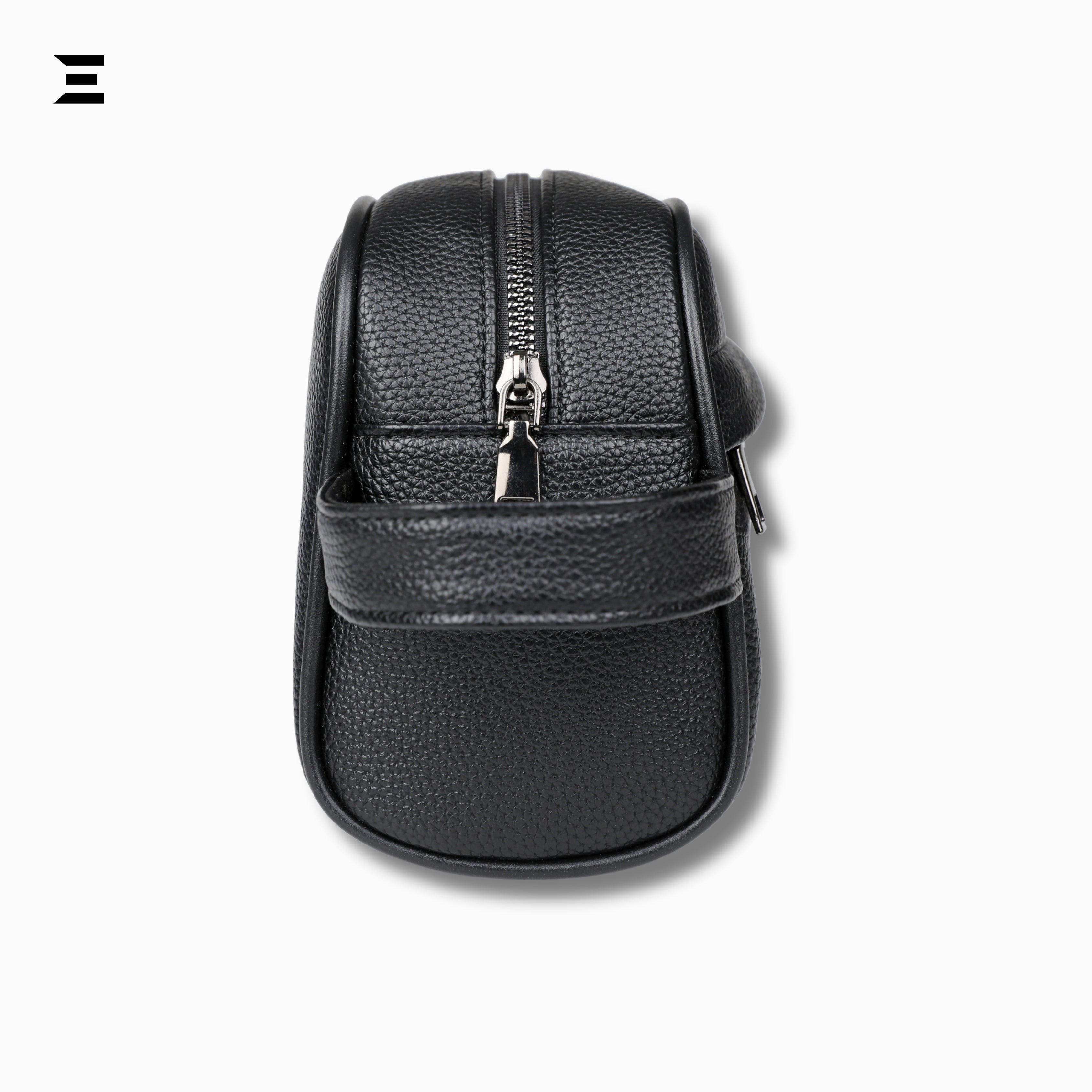 IBRELIA™ All-Black EDC Bag – Waterproof PU Leather Everyday Carry Organizer IBRELIA