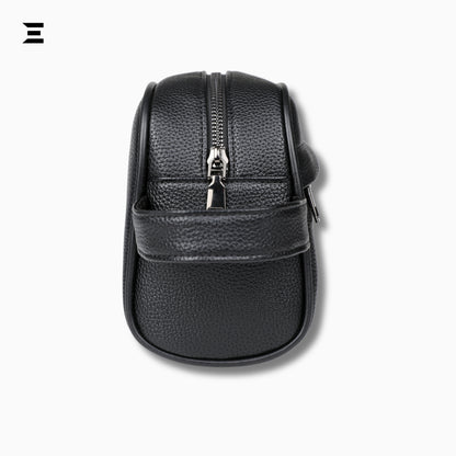 IBRELIA™ All-Black EDC Bag – Waterproof PU Leather Everyday Carry Organizer IBRELIA
