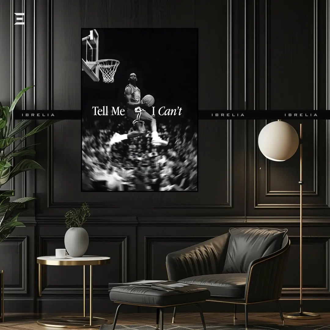 Premium Resin Coated Wall Art – Michael Jordan “Tell Me I Can’t” Frame | IBRELIA Pakistan IBRELIA