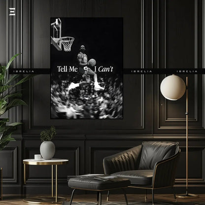 Premium Resin Coated Wall Art – Michael Jordan “Tell Me I Can’t” Frame | IBRELIA Pakistan IBRELIA