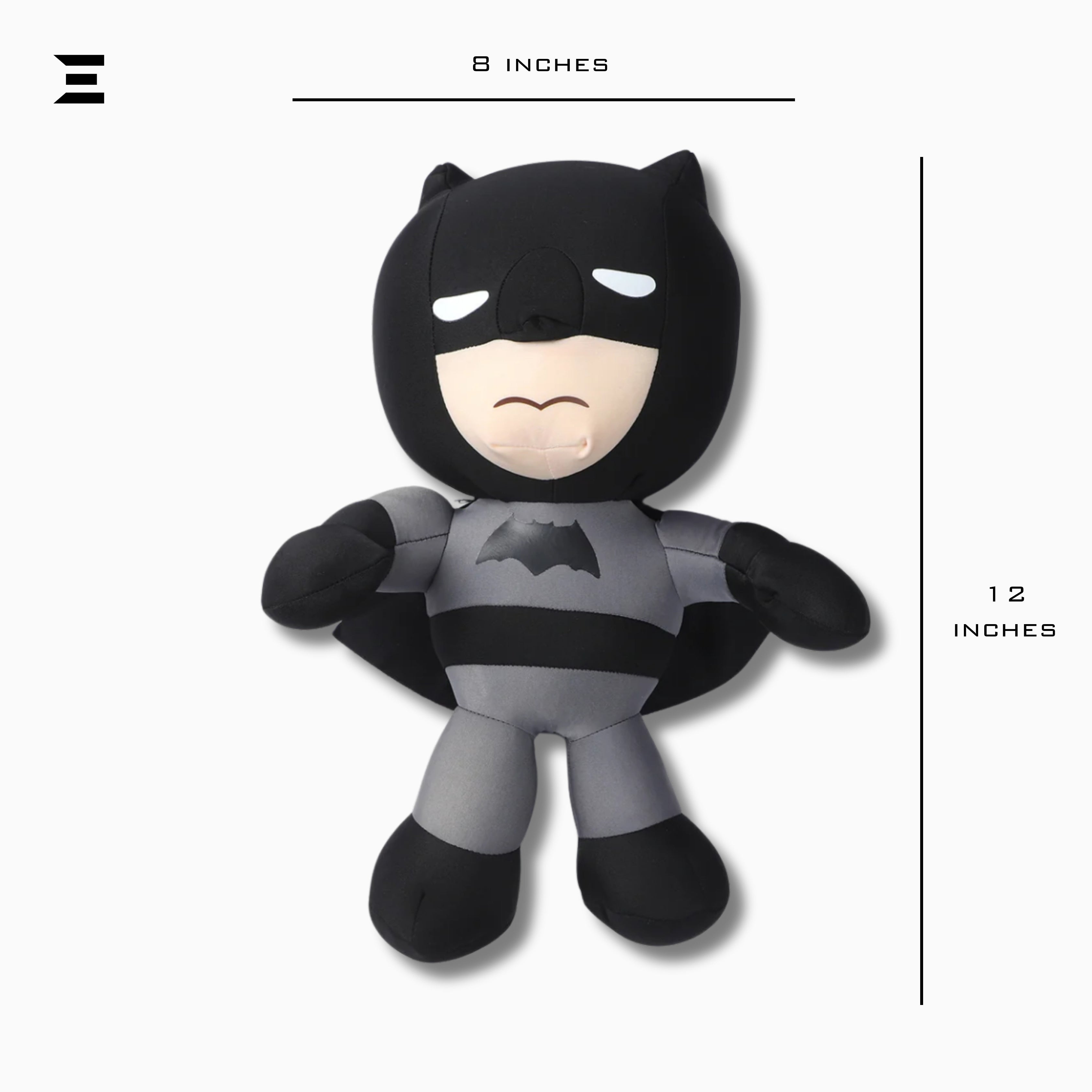 Batman Plush Soft Toy 12 Inch Superhero Cushion Doll | Kids Collectible Toy | IBRELIA™ IBRELIA