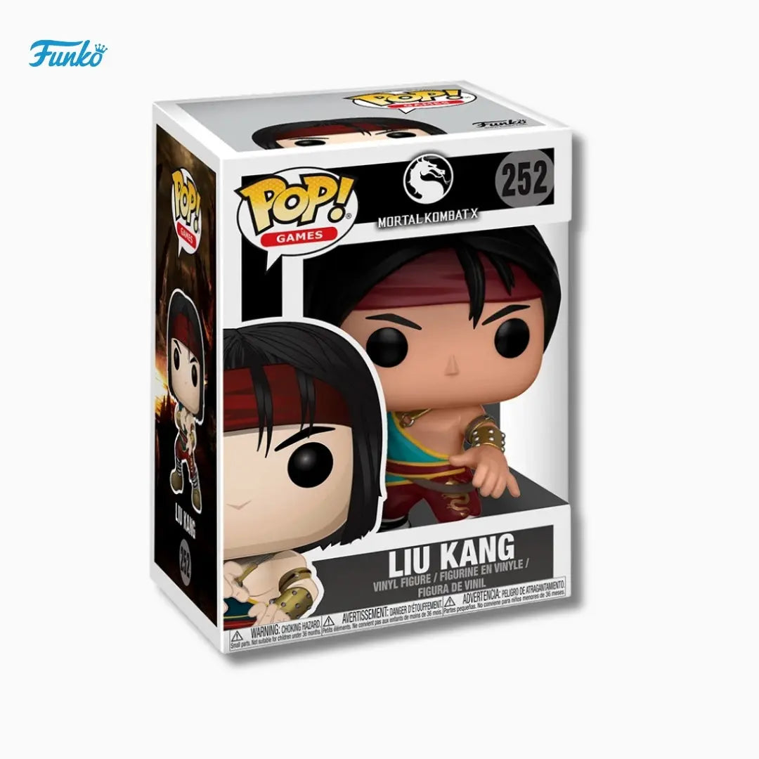 Funko Pop! Games: Mortal Kombat X – Liu Kang #252 (4-Inch Vinyl Figure) IBRELIA