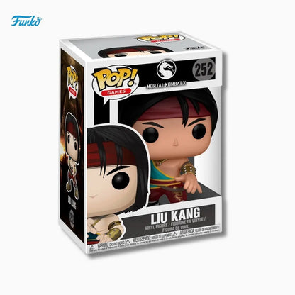 Funko Pop! Games: Mortal Kombat X – Liu Kang #252 (4-Inch Vinyl Figure) IBRELIA