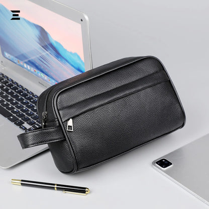 Smart Fingerprint Lock Leather Clutch Bag – Anti-Theft Security Travel Wrist Bag IBRELIA™ IBRELIA