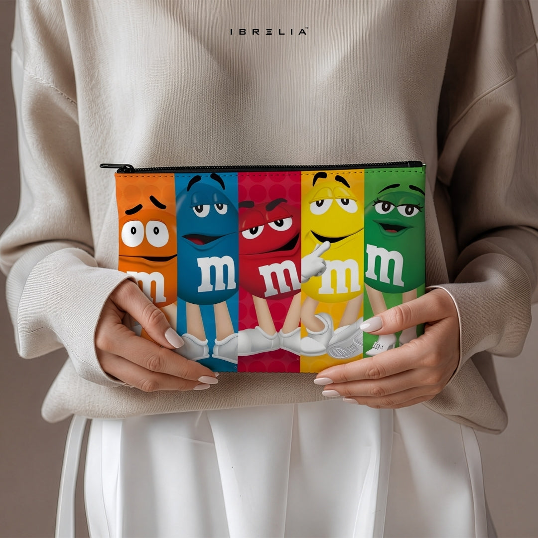 Candy Crew Pop Makeup & Pencil Pouch – Double-Sided Print – IBRELIA™ IBRELIA