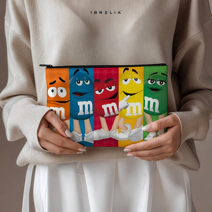 Candy Crew Pop Makeup & Pencil Pouch – Double-Sided Print – IBRELIA™ IBRELIA