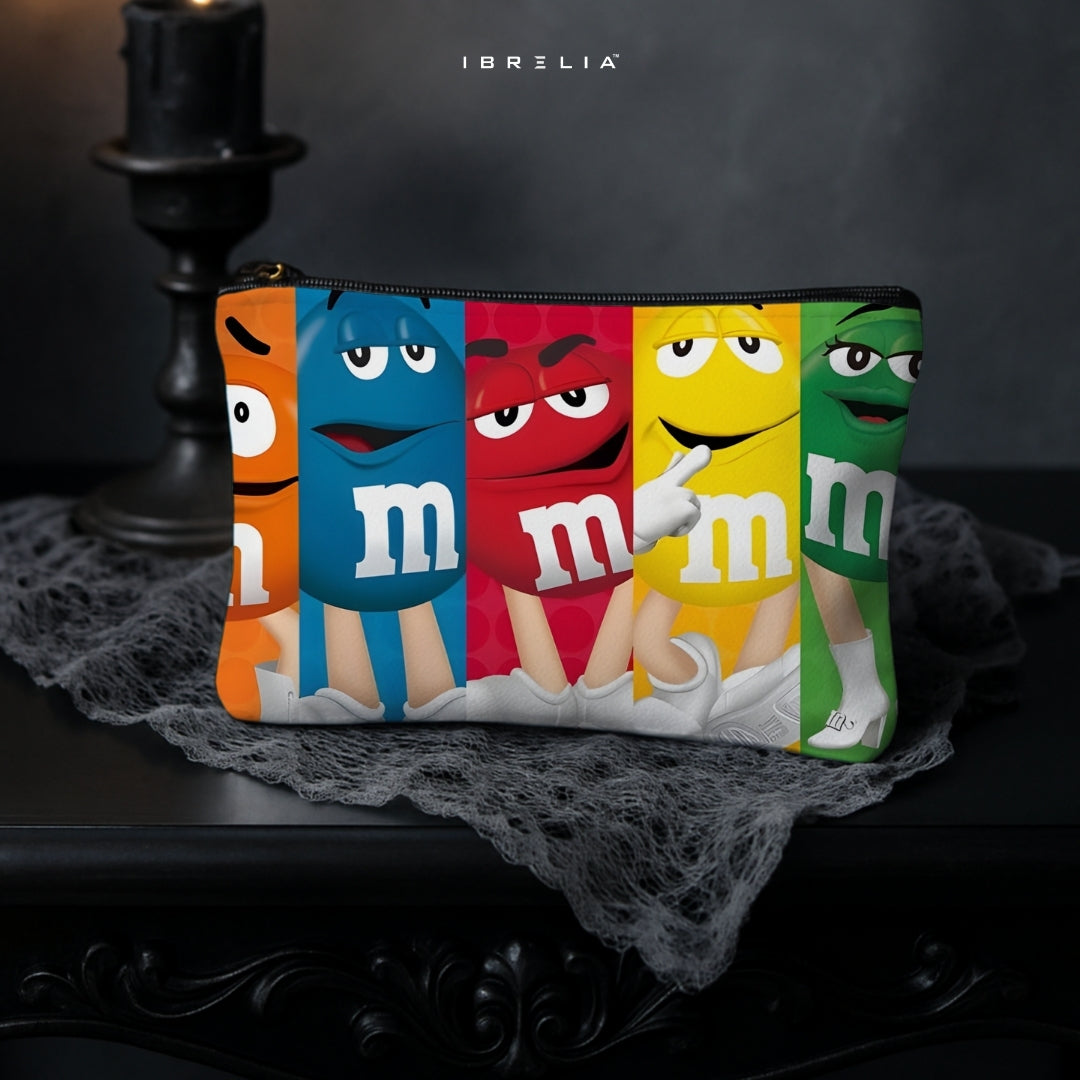 Candy Crew Pop Makeup & Pencil Pouch – Double-Sided Print – IBRELIA™ IBRELIA