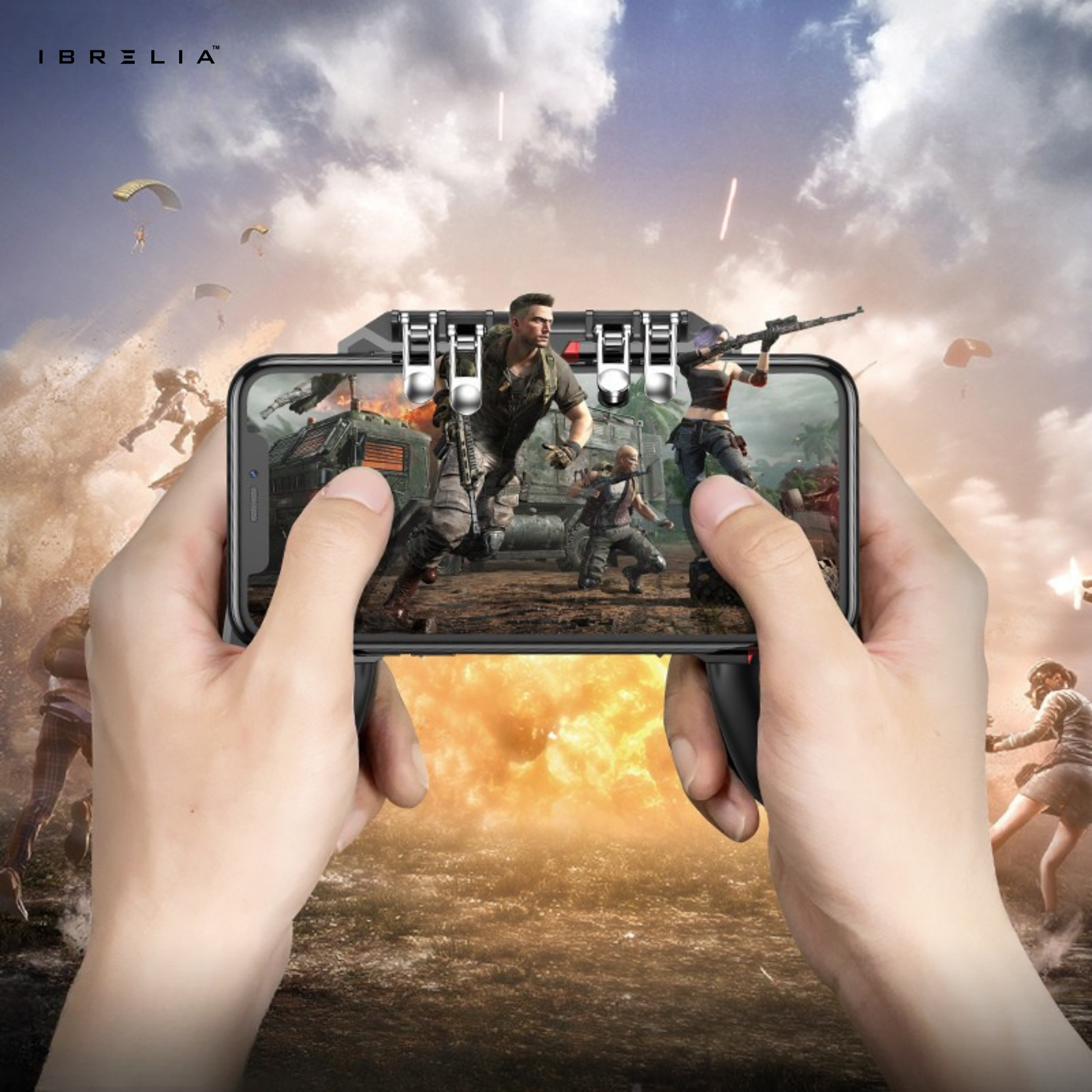 HOCO GM7 Six-Finger Mobile Gaming Controller | IBRELIA™