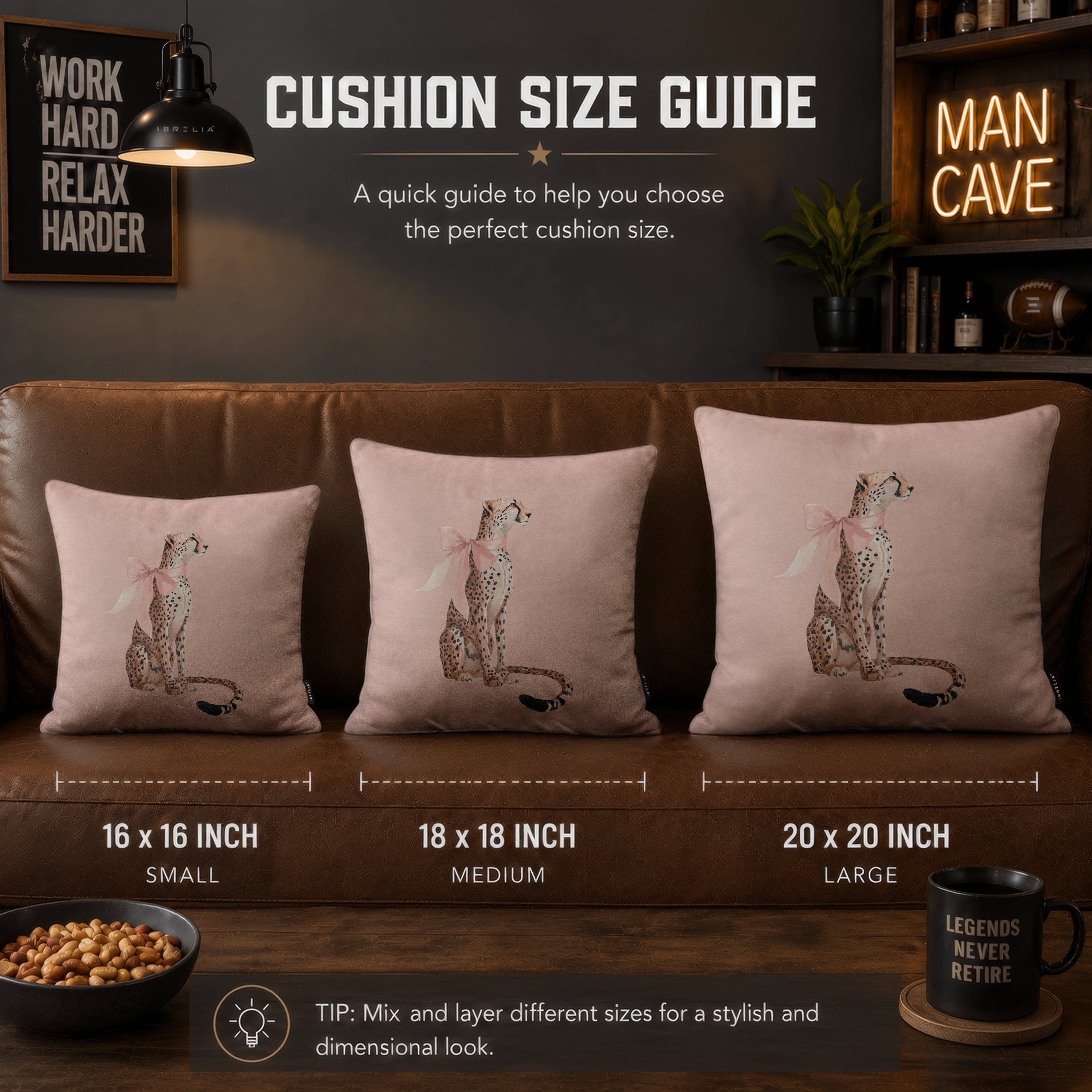 Blush Pink Cheetah Velvet Suede Decorative Cushion | Premium Double-Sided Print