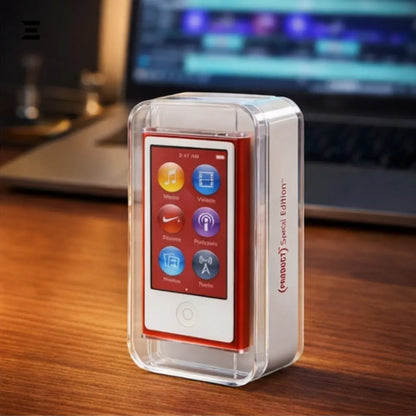 Apple iPod Nano (Brand New Sealed) – Retro Classic Music Player Collectible - Red IBRELIA