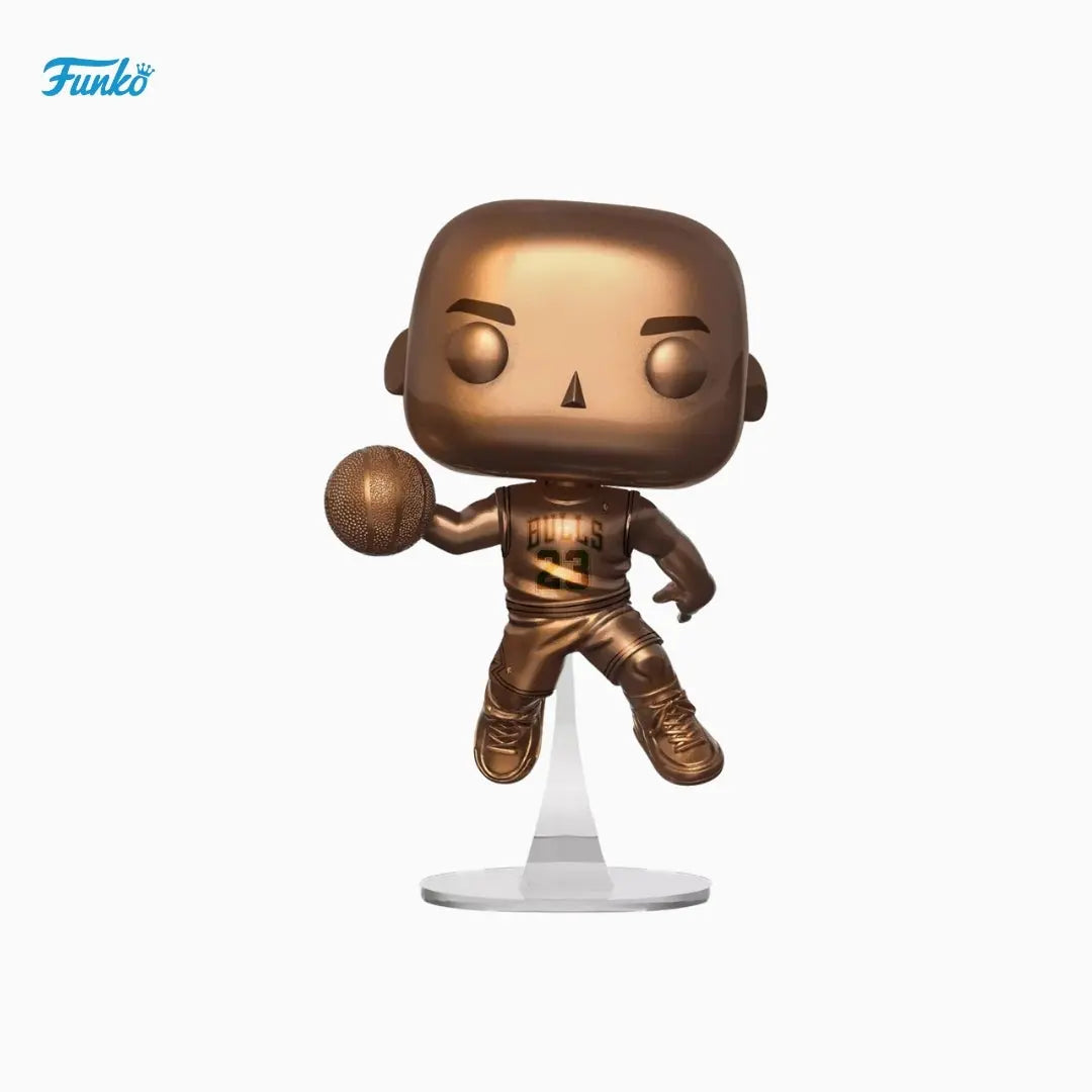 Funko Pop! Basketball: Michael Jordan #54 (Gold Chrome Special Edition – 4-Inch Vinyl Figure) IBRELIA