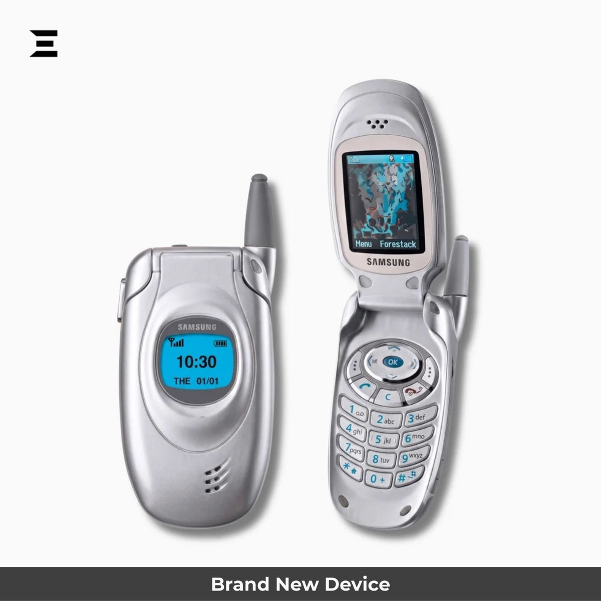 Samsung SGH-T100 Vintage GSM Flip Phone (Unlocked) – Complete Boxed Collector's Edition with Original Accessories
