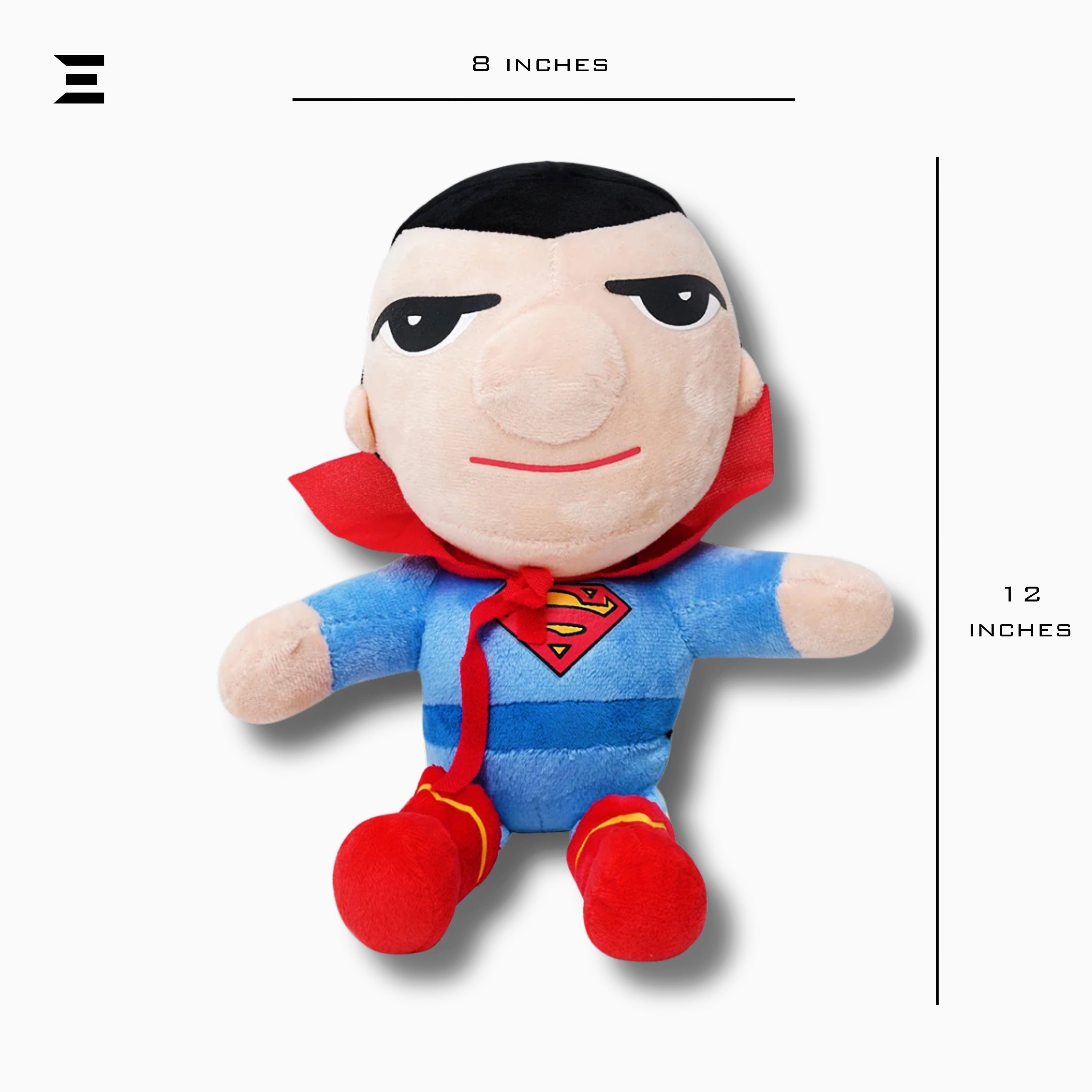 Superman Plush Soft Toy 12 Inch Superhero Cushion Doll | Kids Collectible Toy | IBRELIA™ IBRELIA
