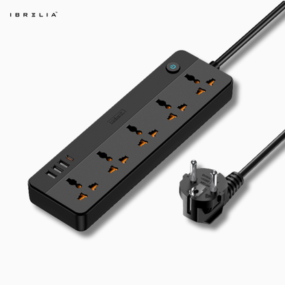 REMAX Kiddy 30W 3A1C 5-Outlet Power Strip RP-U160 (EU) | IBRELIA™