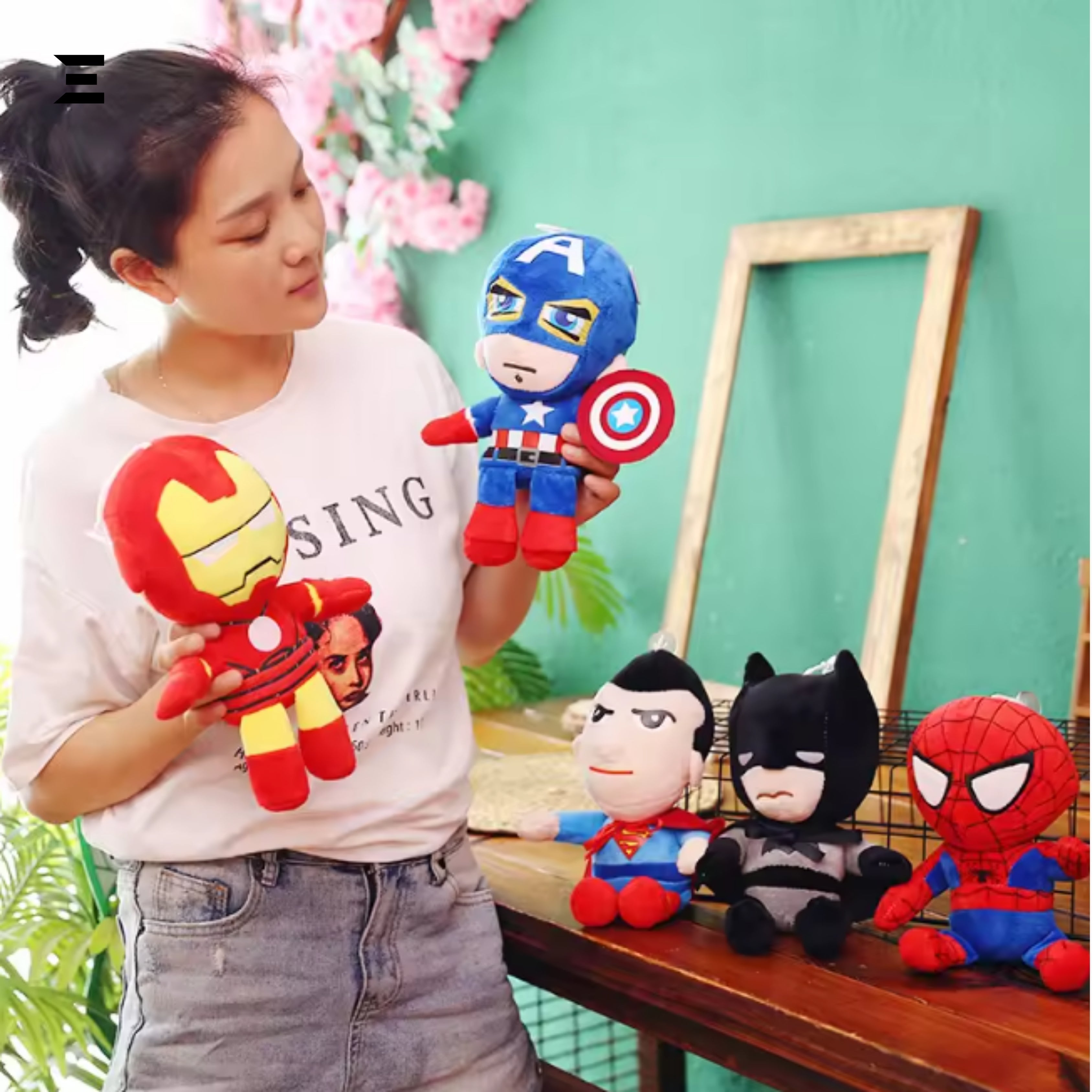 Captain America Plush Soft Toy 12 Inch Superhero Cushion Doll | Kids Collectible Toy | IBRELIA™ IBRELIA