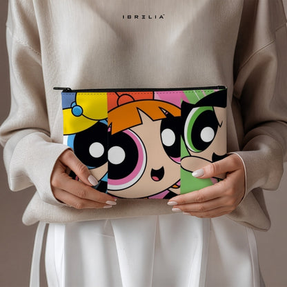 Super Pop Girls Makeup & Pencil Pouch – Double-Sided Print – IBRELIA™ IBRELIA