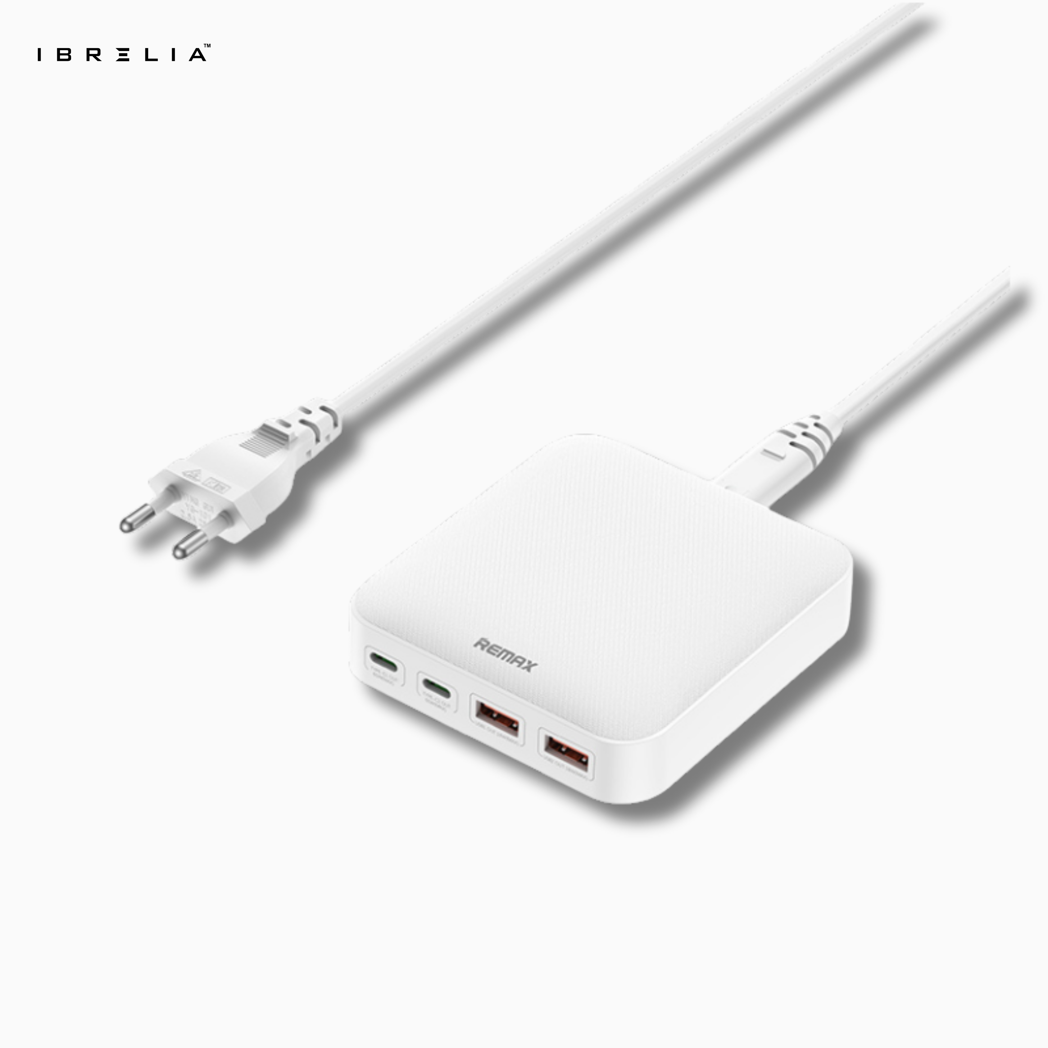 Remax Dongfeng 65W PD + QC GaN Desktop Fast Charger RP-U183 | IBRELIA™