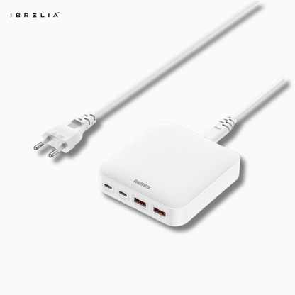 Remax Dongfeng 65W PD + QC GaN Desktop Fast Charger RP-U183 | IBRELIA™