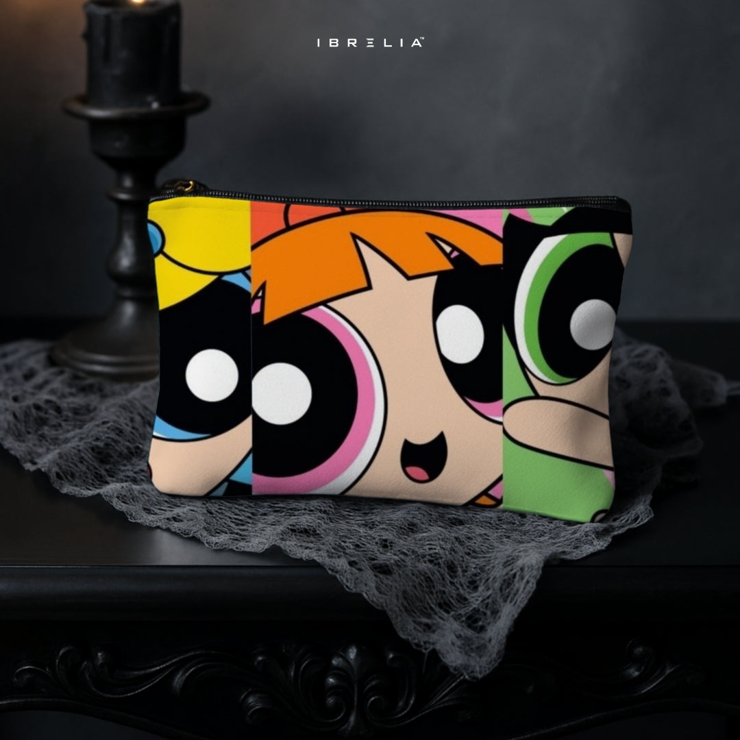 Super Pop Girls Makeup & Pencil Pouch – Double-Sided Print – IBRELIA™ IBRELIA