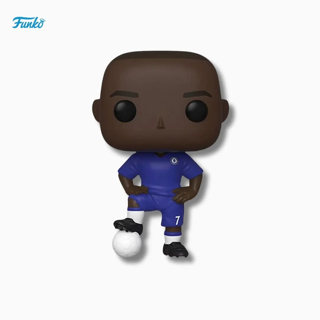 Funko Pop! Football: N'Golo Kanté #33 – Chelsea FC Vinyl Figure (4-Inch) IBRELIA