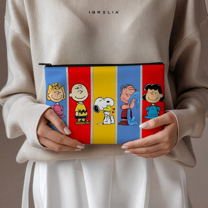 Retro Comic Squad Makeup & Pencil Pouch – Double-Sided Print – IBRELIA™ IBRELIA