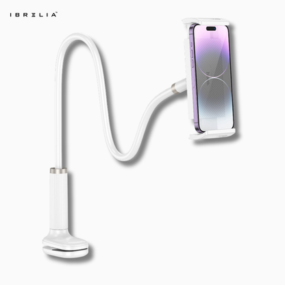 HOCO HD10 Universal Lazy Stand – Flexible Long Arm Holder for Phone & Tablet (Black / White) | IBRELIA™