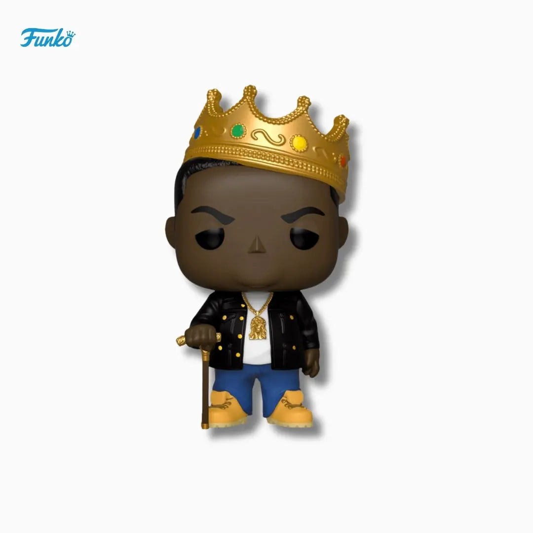 Funko Pop! Rocks: Notorious B.I.G. with Crown #77 – Biggie Smalls Vinyl Figure (4-Inch) IBRELIA