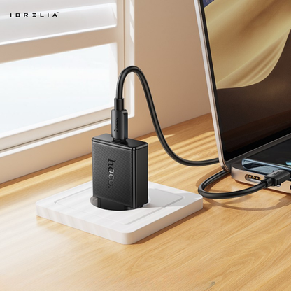 HOCO N72 Ultra-Thin GaN 20W Fast Charger (USB-C PD) | IBRELIA™
