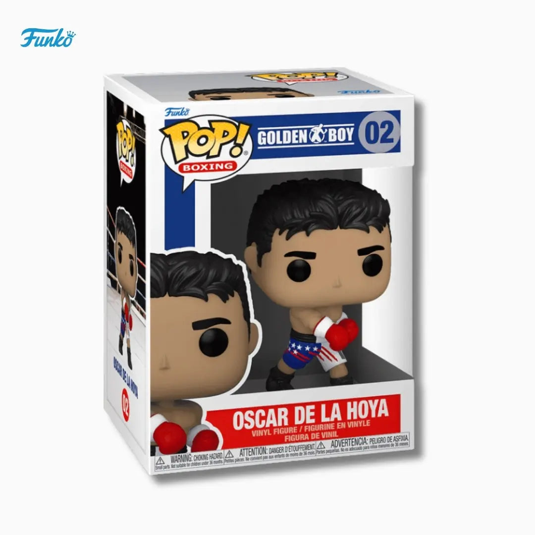 Funko Pop! Boxing: Oscar De La Hoya #02 – Golden Boy Vinyl Figure (4-Inch) IBRELIA
